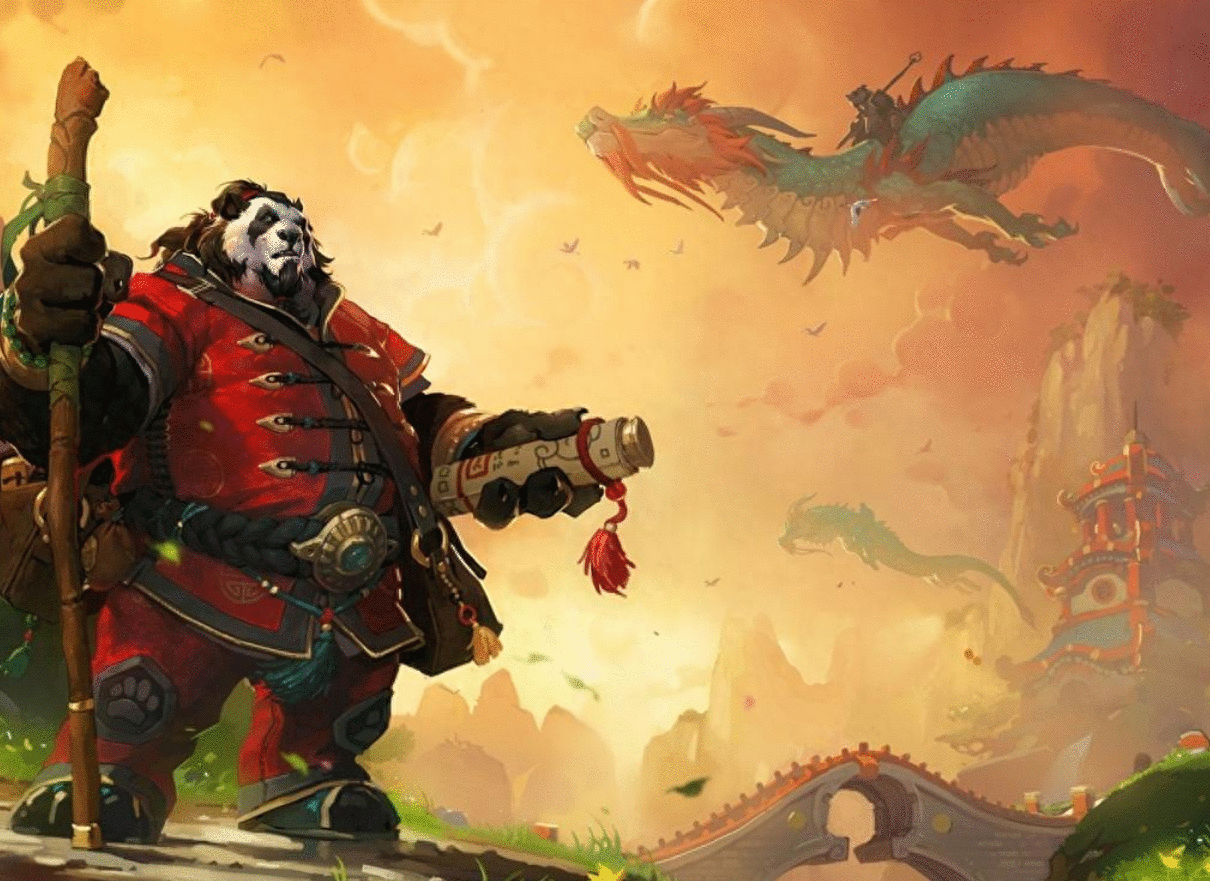 魔兽世界：起底熊猫人如何召唤神龙，翔龙骑士团光辉降临