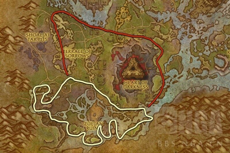 《魔兽世界》六张新地图 矿点及推荐刷矿路线