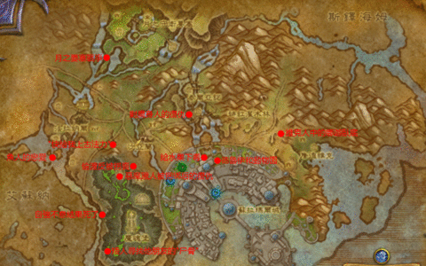 魔兽世苏拉玛全魔网能量坐标以及剧情攻略